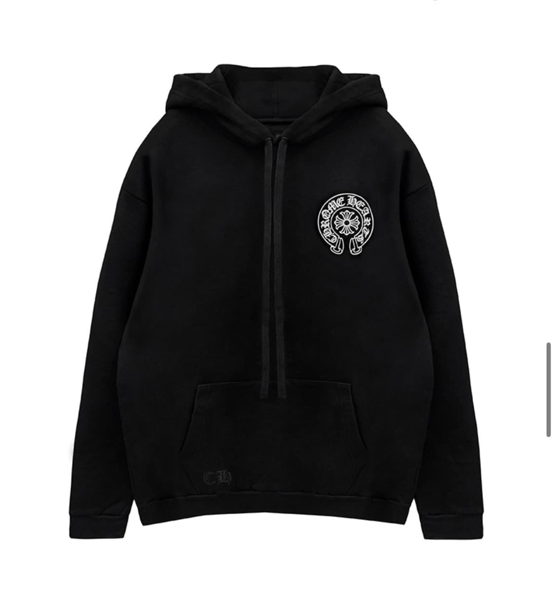 [L]크롬하츠 홀스슈 후드 도쿄 블랙 상품이미지2