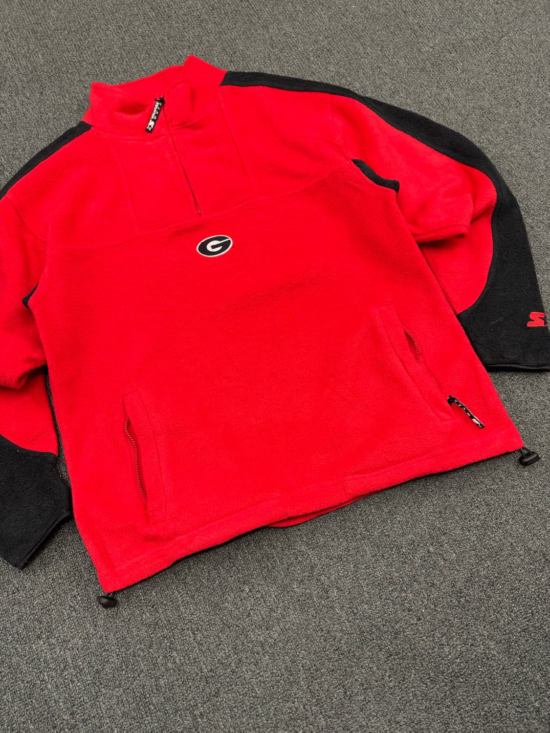 M)스타터 빈티지 배색 아노락 플리스 자켓 상품이미지4