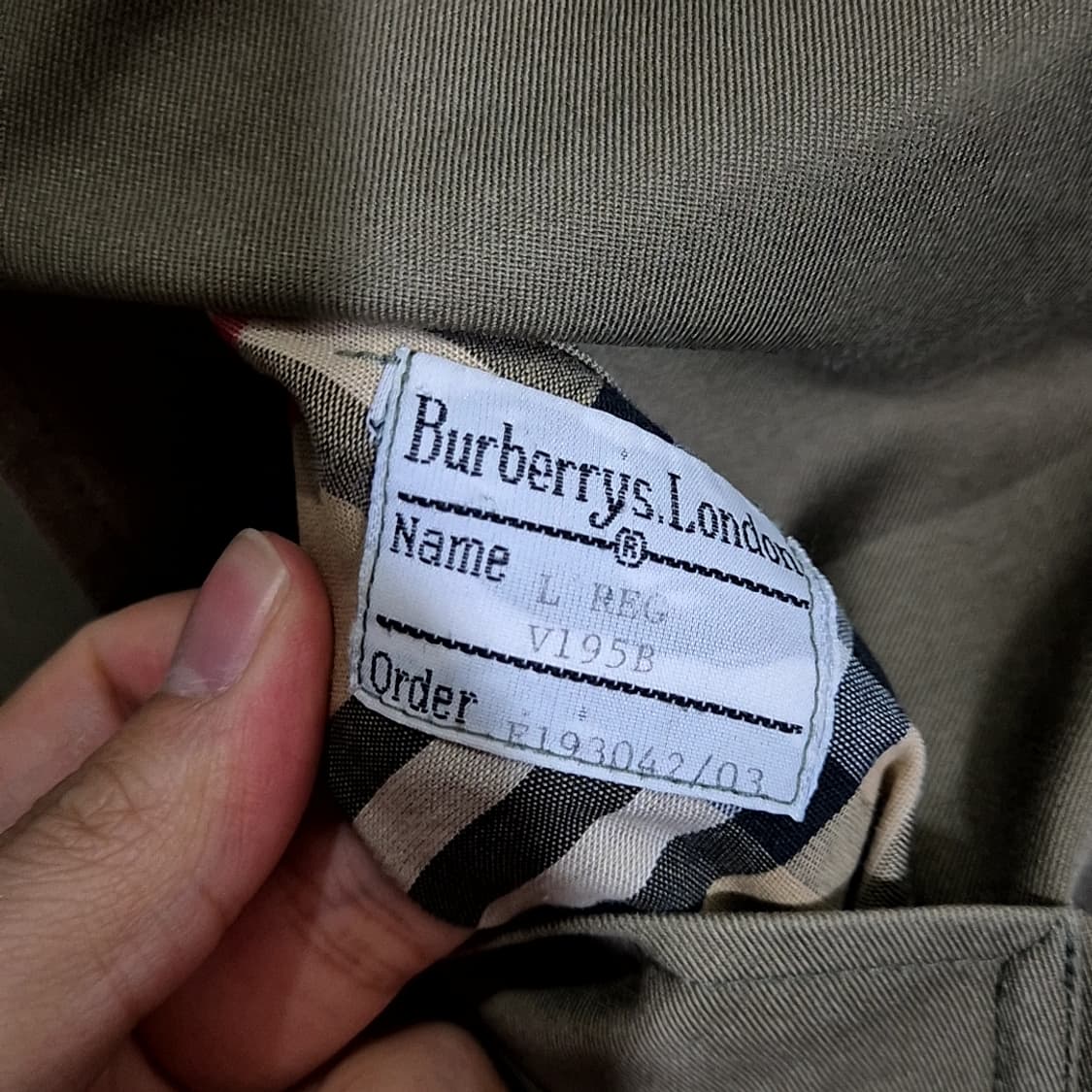Burberry 버버리 트렌치 블루종 자켓 상품이미지6