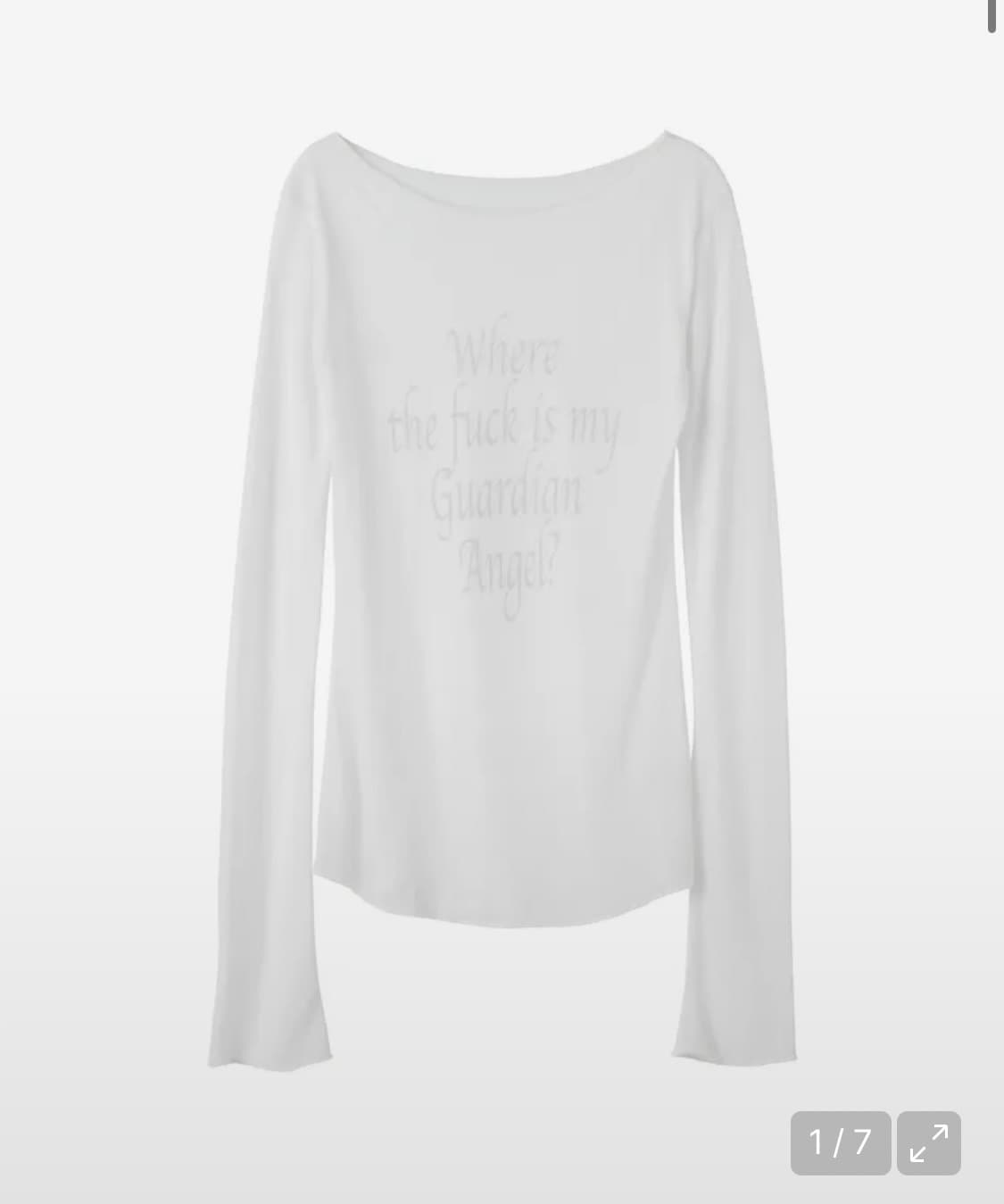 스컬프터 레터링 티 화이트 상품이미지1