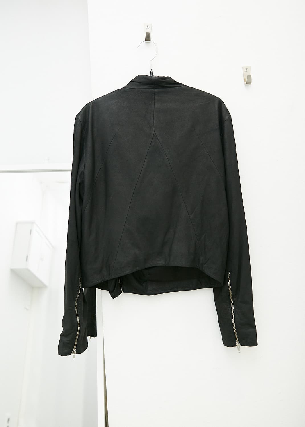 Lamb Leather Biker Jacket 상품이미지4