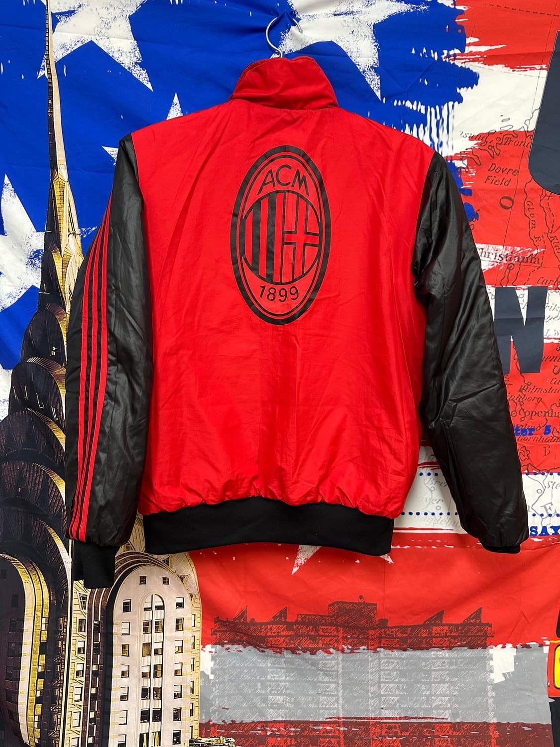 s급 아디다스 ac밀란 양면리버시블 패딩m 95 상품이미지10