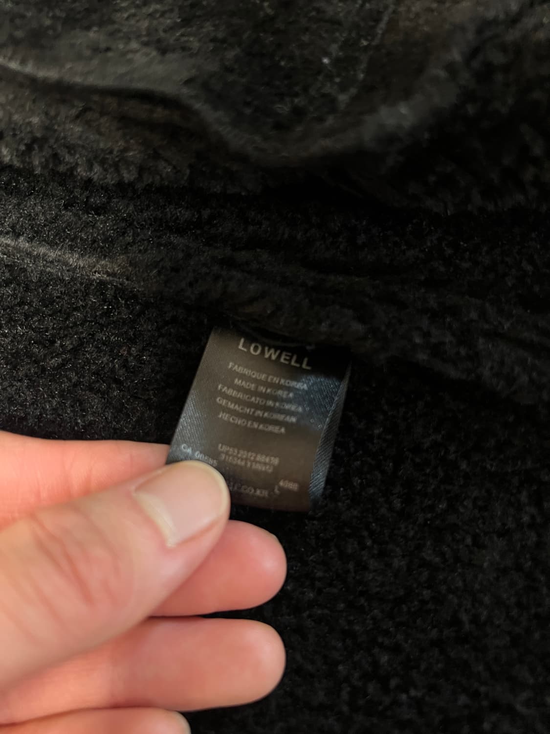 [100] 로웰 양가죽 스웨이드 무스탕 블랙 상품이미지8