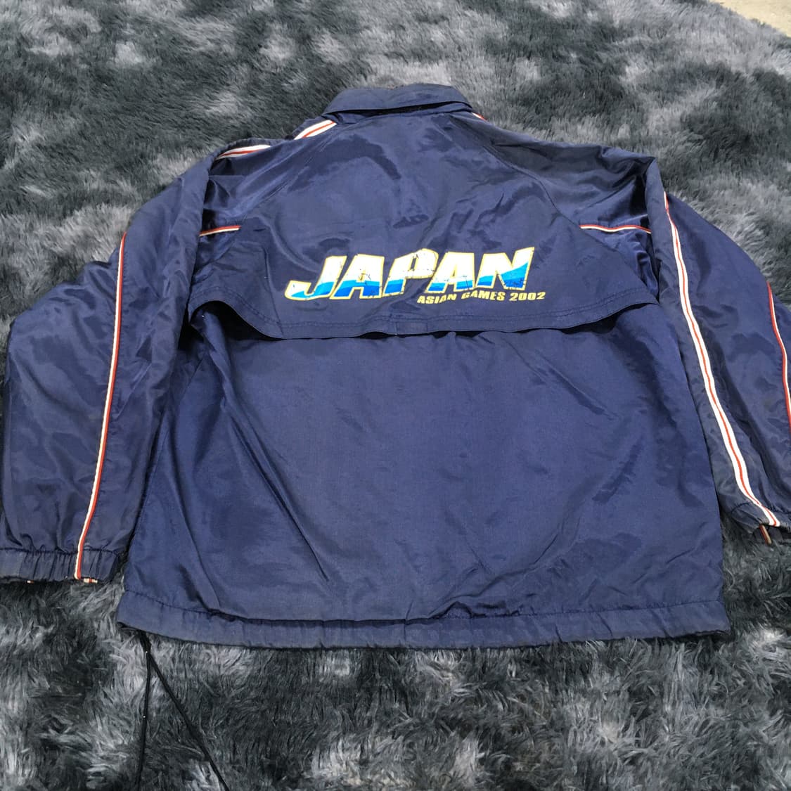 투티/0289 아식스 재팬 올림픽 바람막이 자켓 집업 2002 희귀 레어 상품이미지4