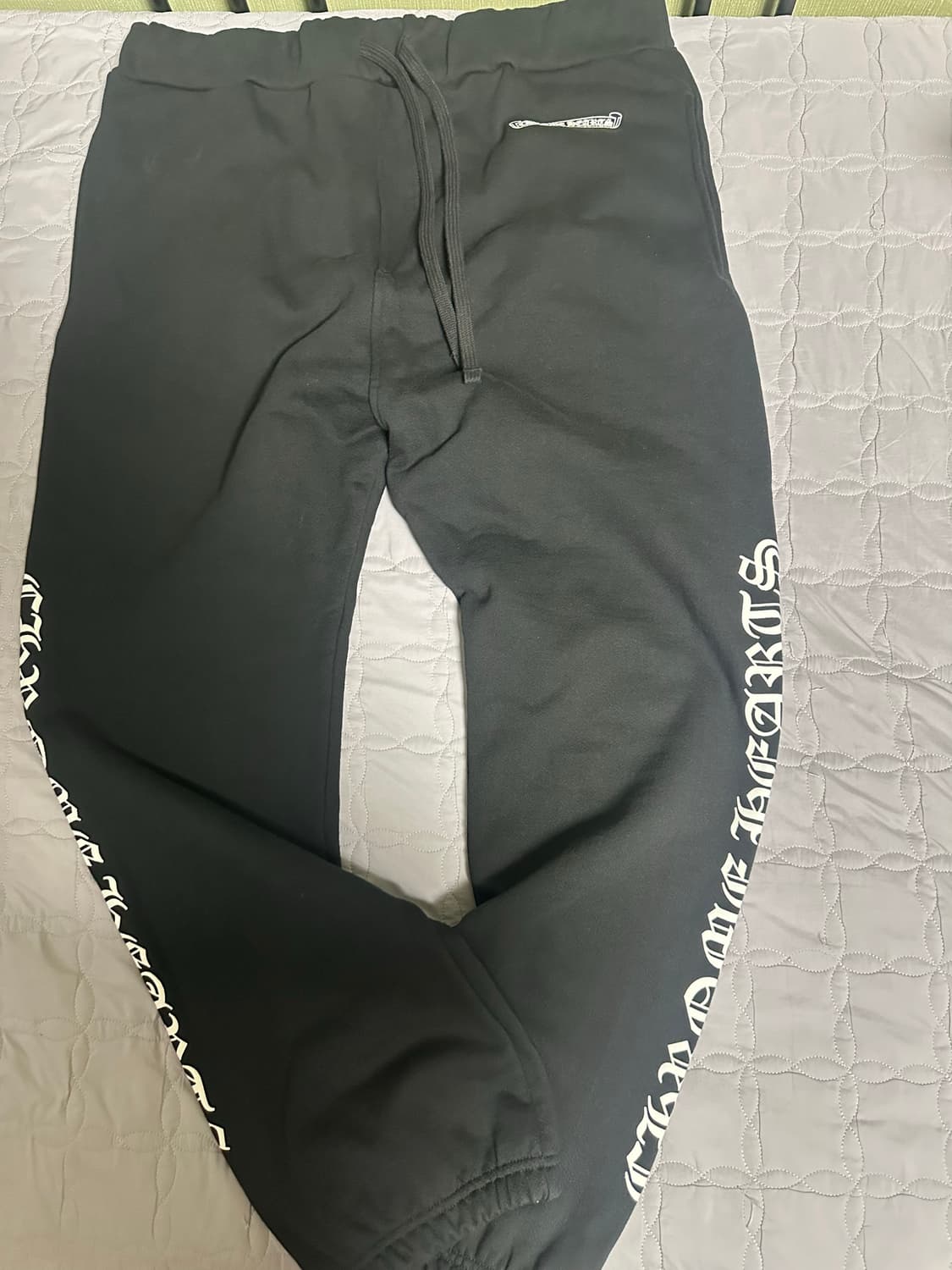 크롬하츠 / 스크롤 라벨 로고 스웻팬츠 / 2XL 상품이미지3