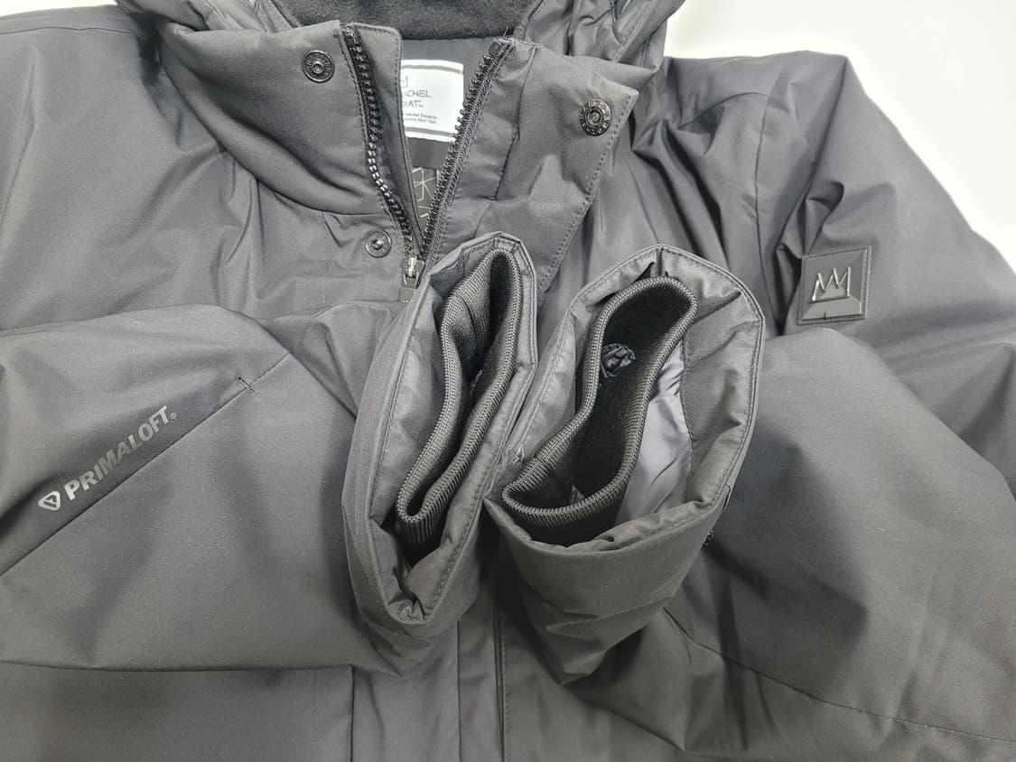 장미쉘 바스키아 23FW 후드 패딩 코트 / 남 110 블랙
 상품이미지6