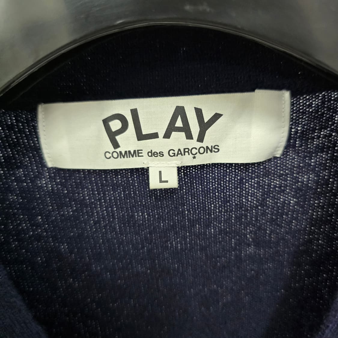 꼼데가르송 더블 와펜 가디건 L사이즈 100 판매 상품이미지2