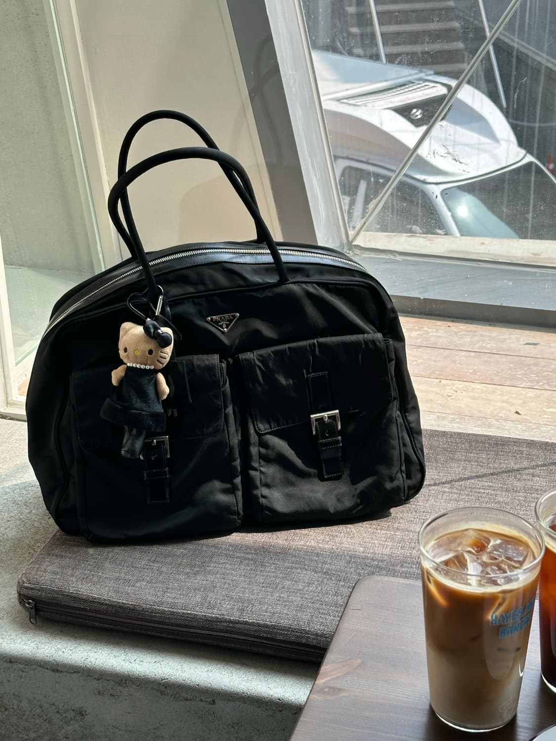 프라나 나일론 포코노 숄더백 토트백 y2k 볼링백 상품이미지4