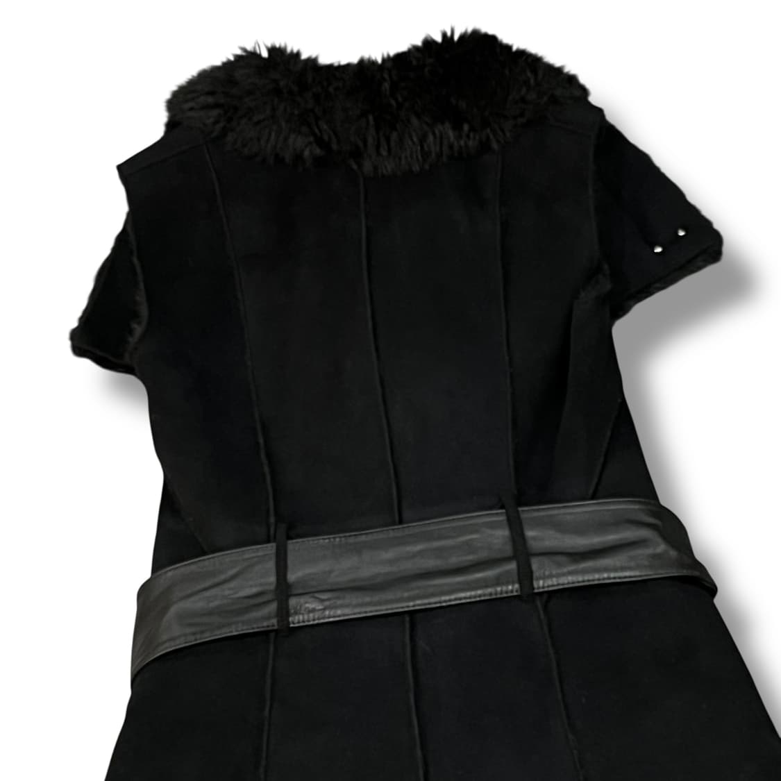  아르마니 익스체인지 퍼 슬리브리스 무스탕 코트 y14198 상품이미지6