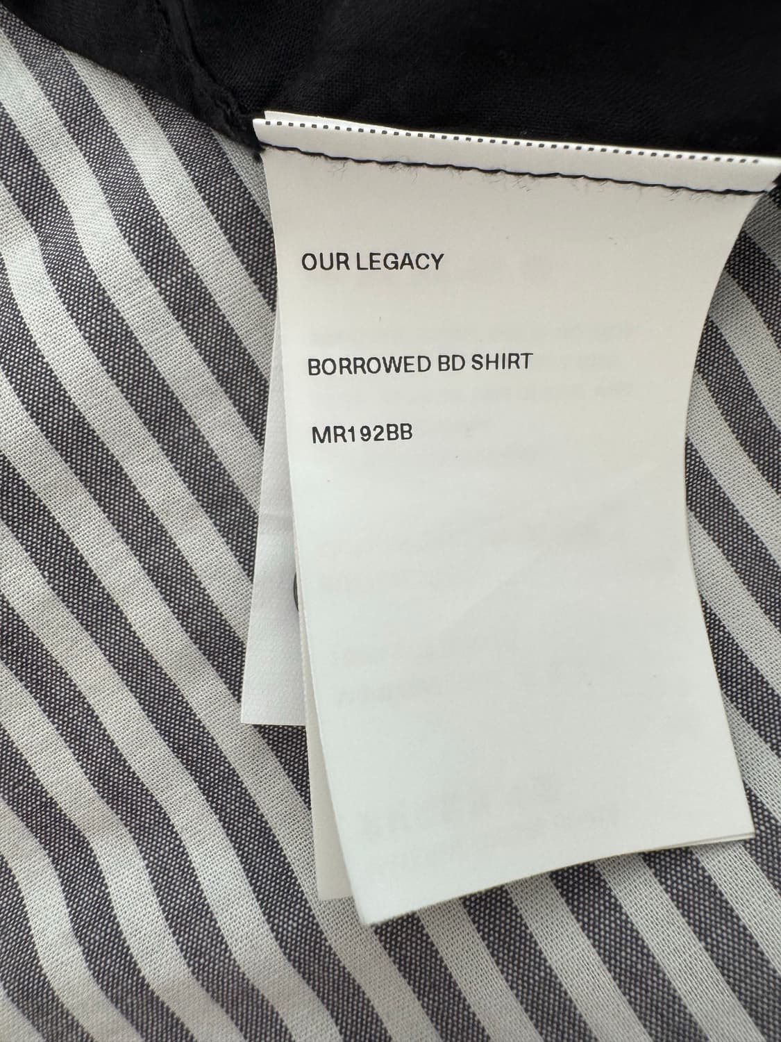 OUR LEGACY BORROWED BD SHIRT 상품이미지5
