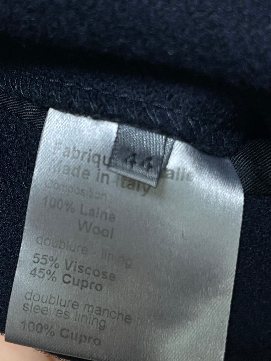 엠마뉴엘 알트 디올 옴므 에디 슬리먼 울 피코트 상품이미지10