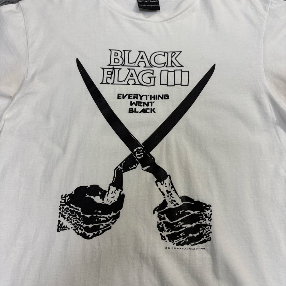 빈티지 Black Flag Everything Went Black 티셔츠 상품이미지2