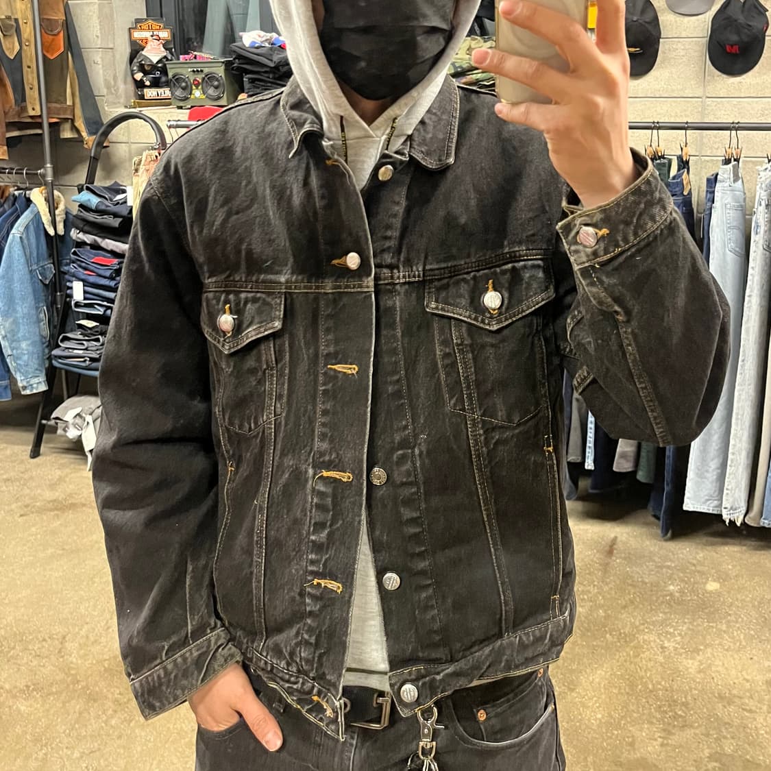 90s 할리데이비슨 데님 자켓 (105) 상품이미지8