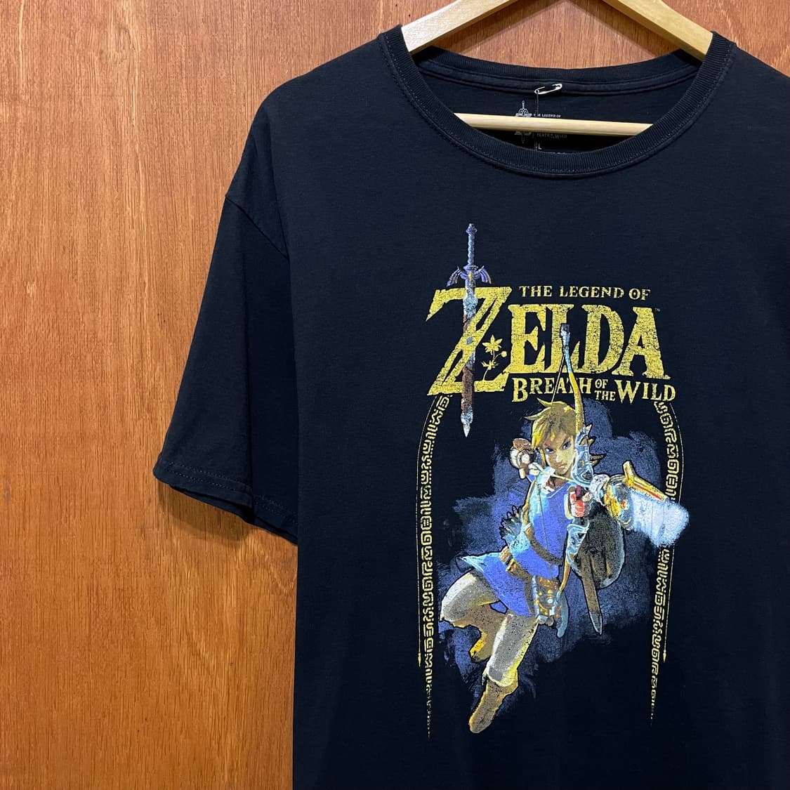 (L) Zelda 젤다의 전설 야생의 숨결 야숨 프린팅 반팔티 상품이미지3
