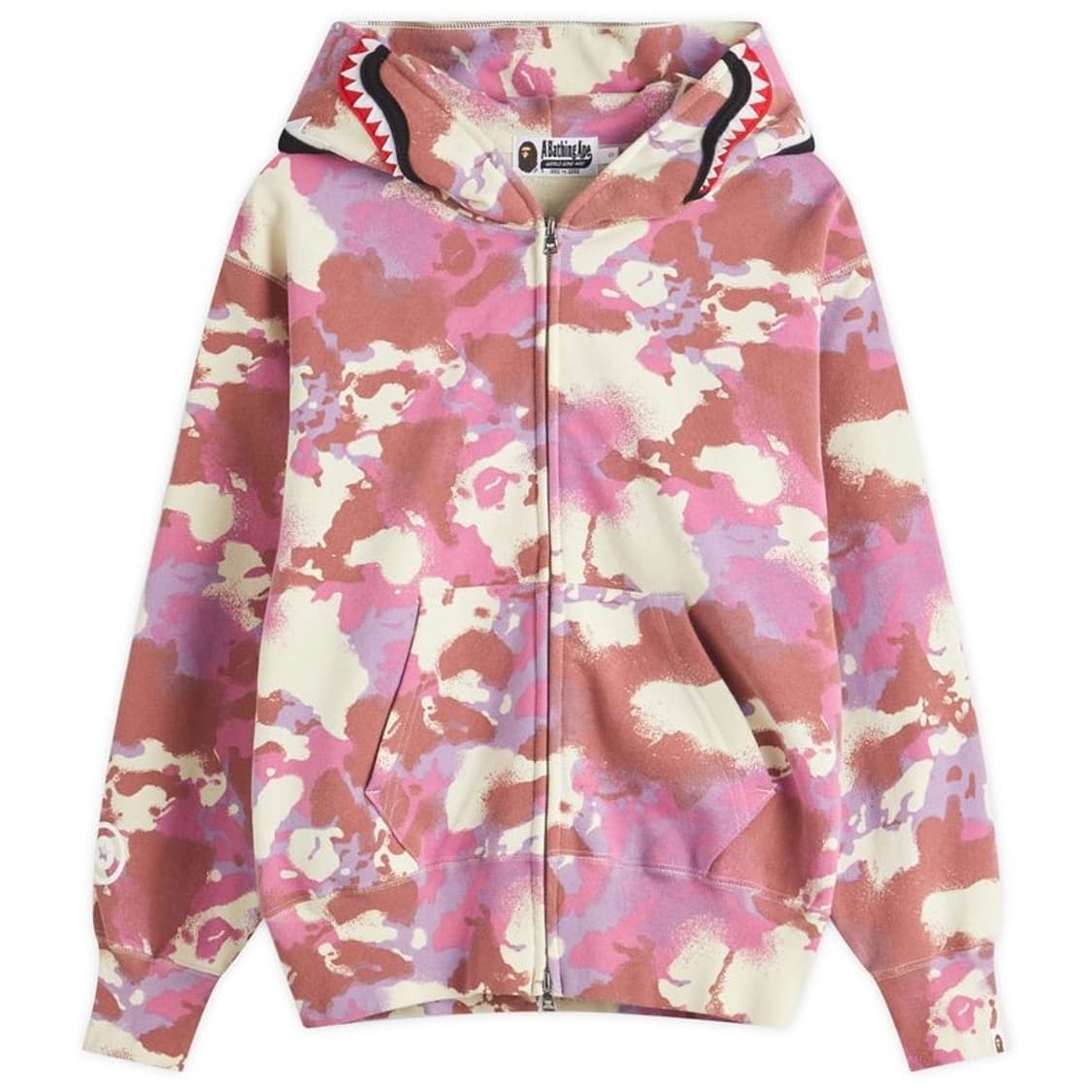 베이프 맵 카모 샤크 집업 후드티 상품이미지1