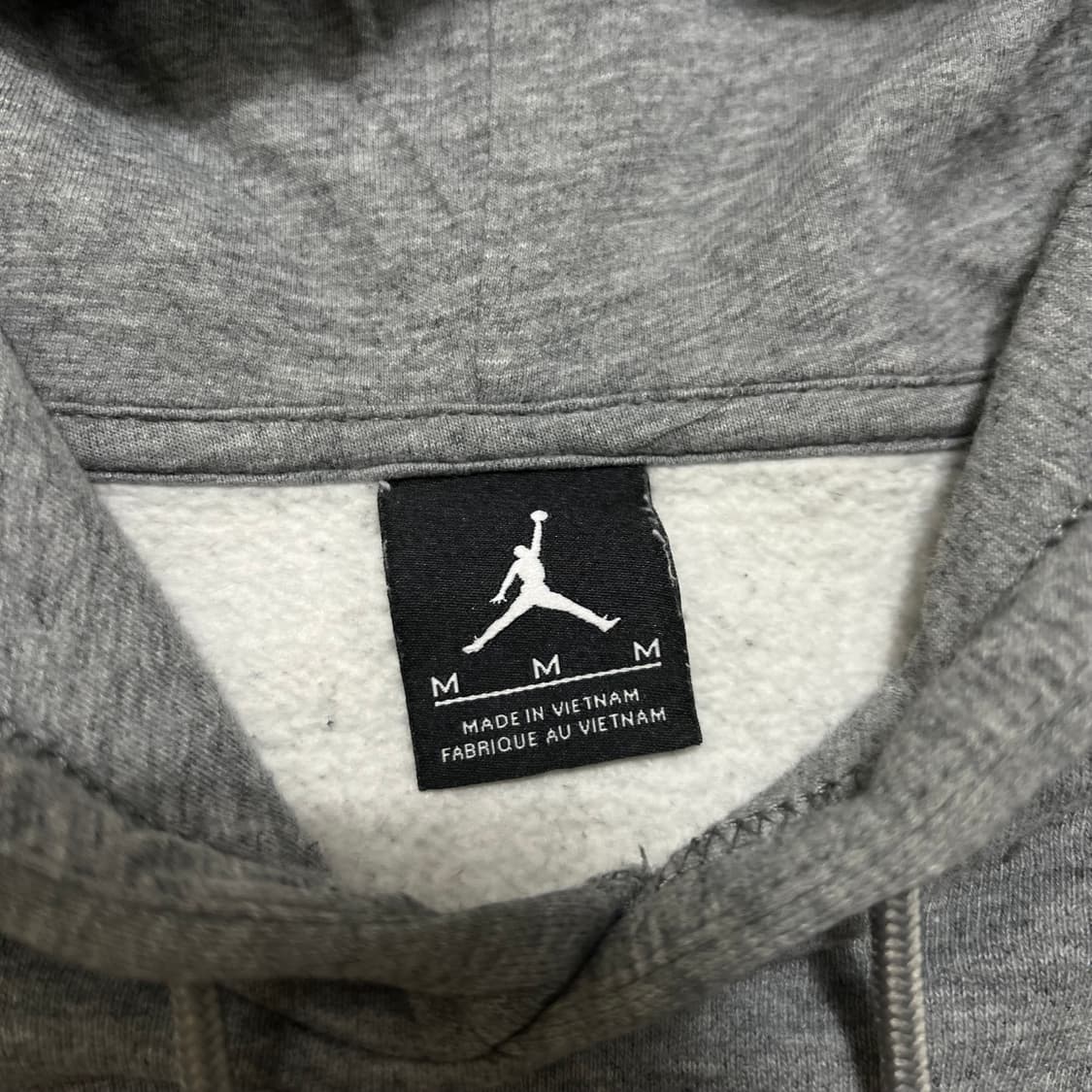 조던 에어 빅로고 남성 기모 후드티 [그레이] M/95 상품이미지5