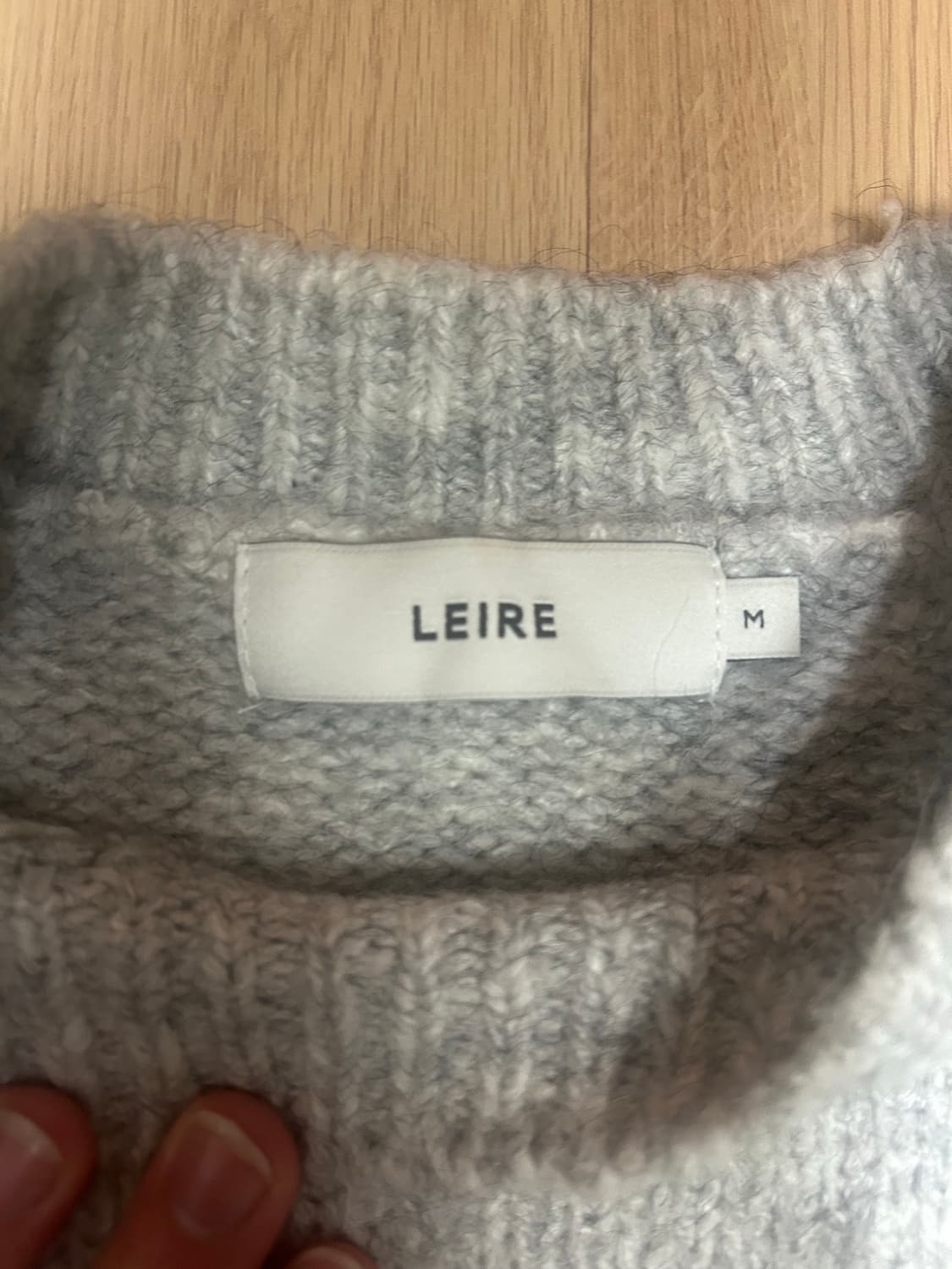 LEIRE 회색 니트 스웨터 M 상품이미지3