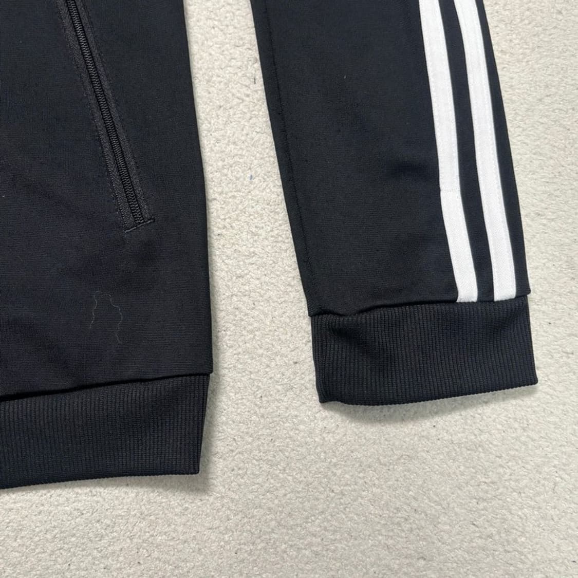   ADIDAS 에센셜3 스트라이프 트랙탑 블랙 S 상품이미지3