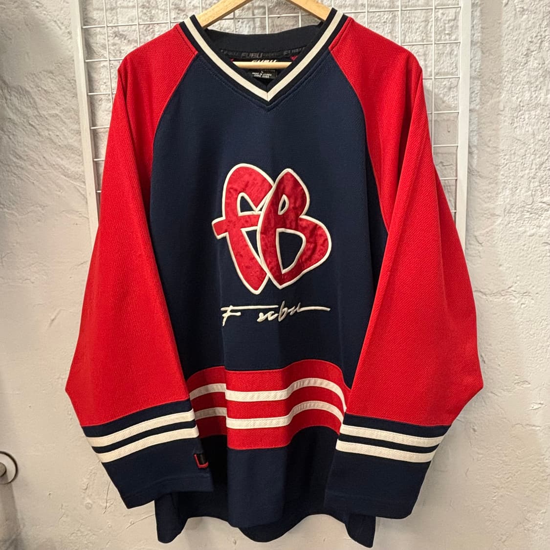 90s 후부 올드스쿨 메쉬 럭비 티셔츠 L 상품이미지1