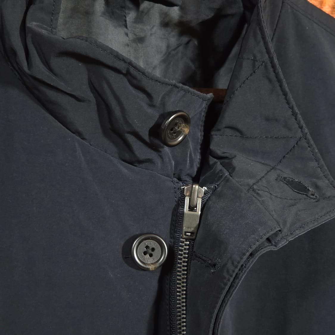 빈티지 네이비 롱 야상 자켓 상품이미지3