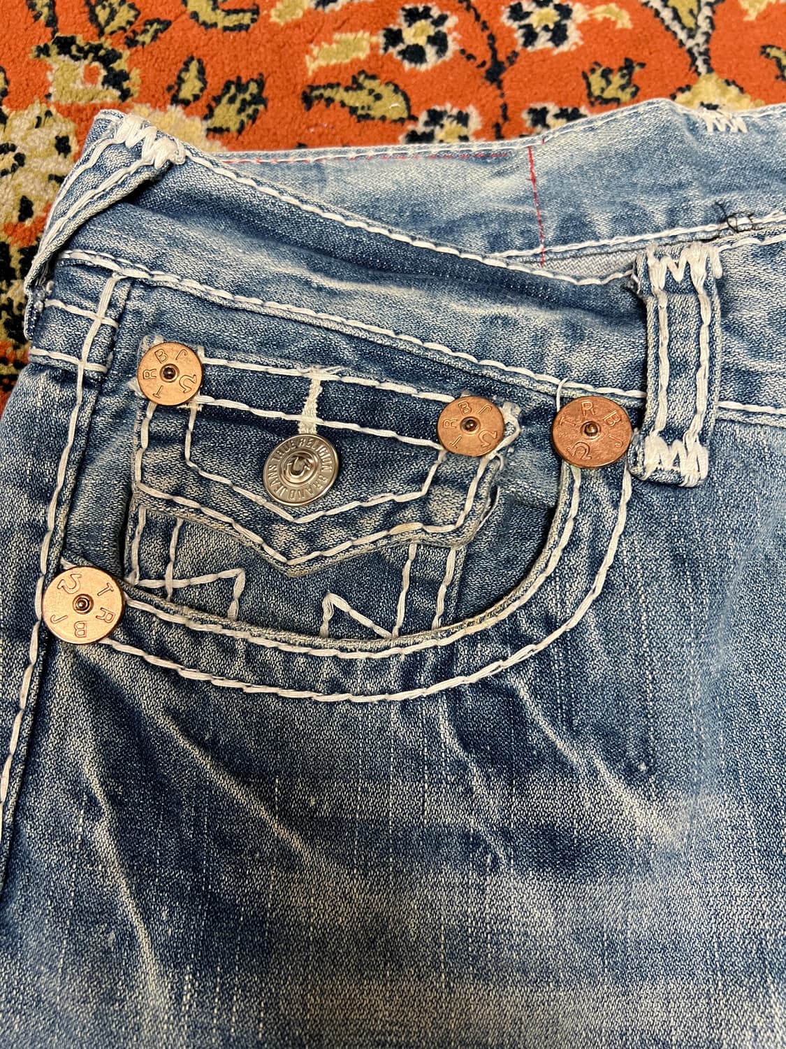 [32] 트루릴리전 조이 슈퍼티 부츠컷 연청 데님팬츠 상품이미지3