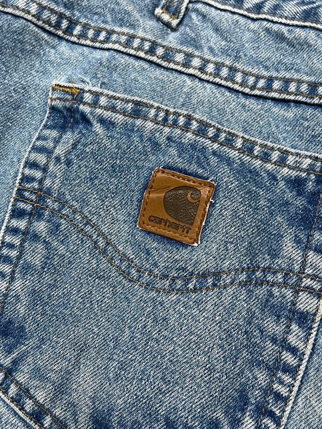 Carhartt 칼하트 릴렉스드핏 연청 데님 팬츠 상품이미지3