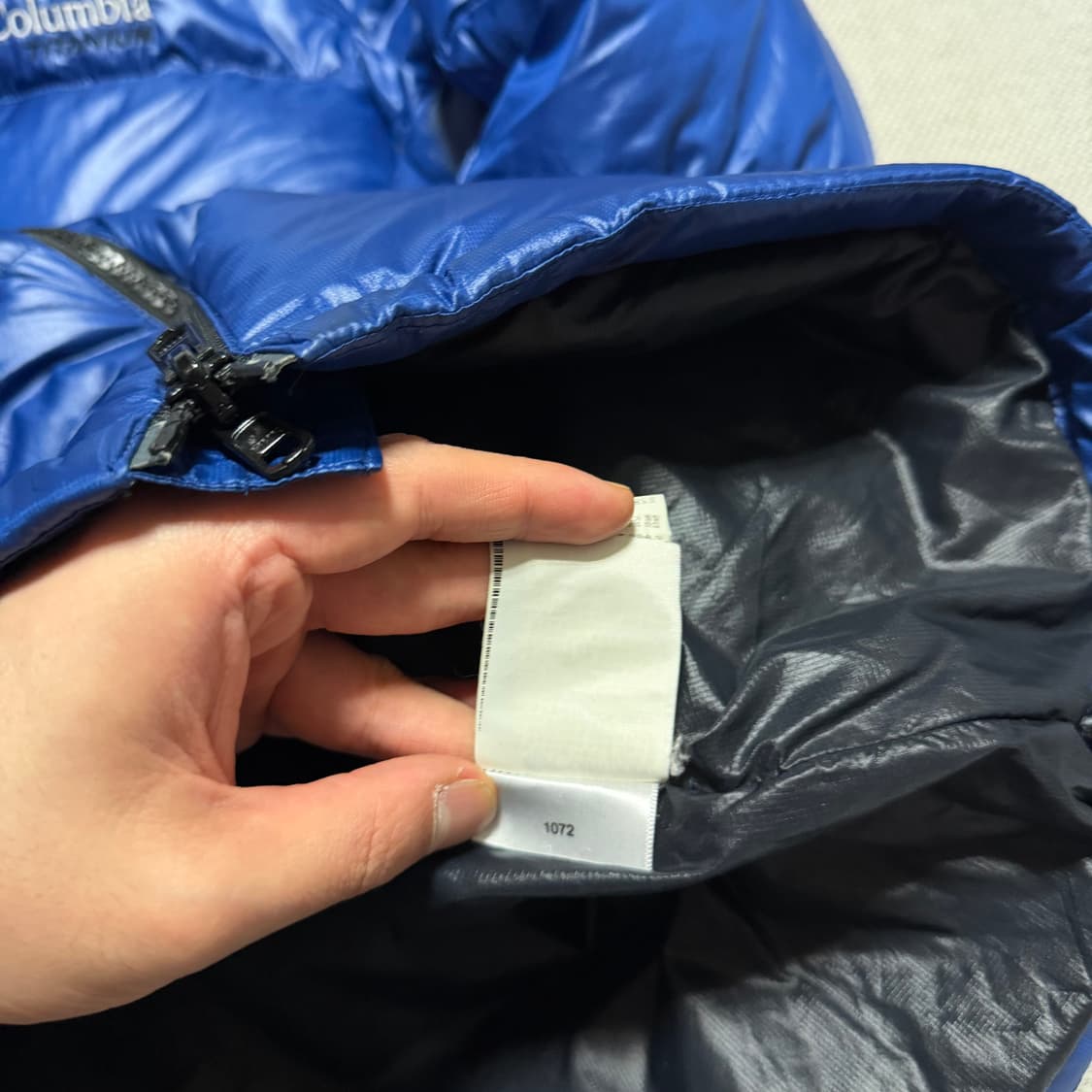 컬럼비아 티타늄 구스다운 경량패딩 상품이미지5