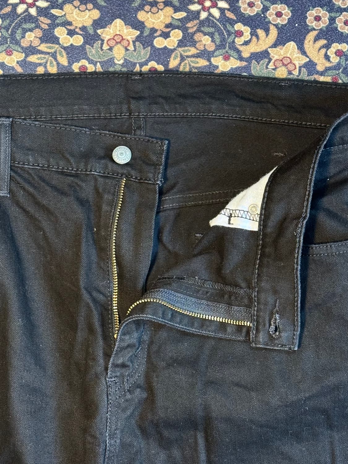 리바이스 569 루즈스트레이트 블랙진 상품이미지4