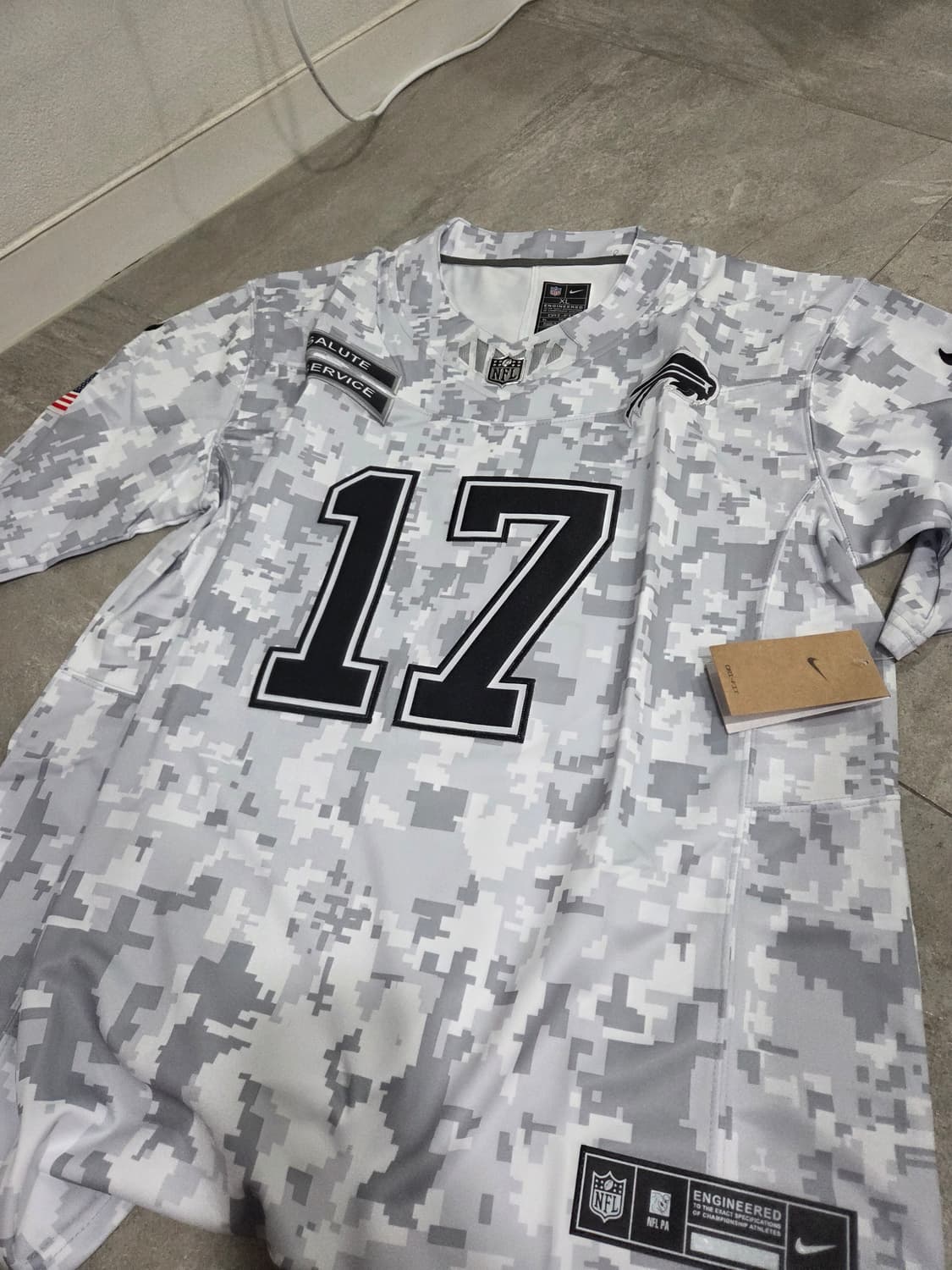 나이키/NFL 버팔로 빌스 풋볼 럭비져지 밀리터리 Ver /L,XL 상품이미지2