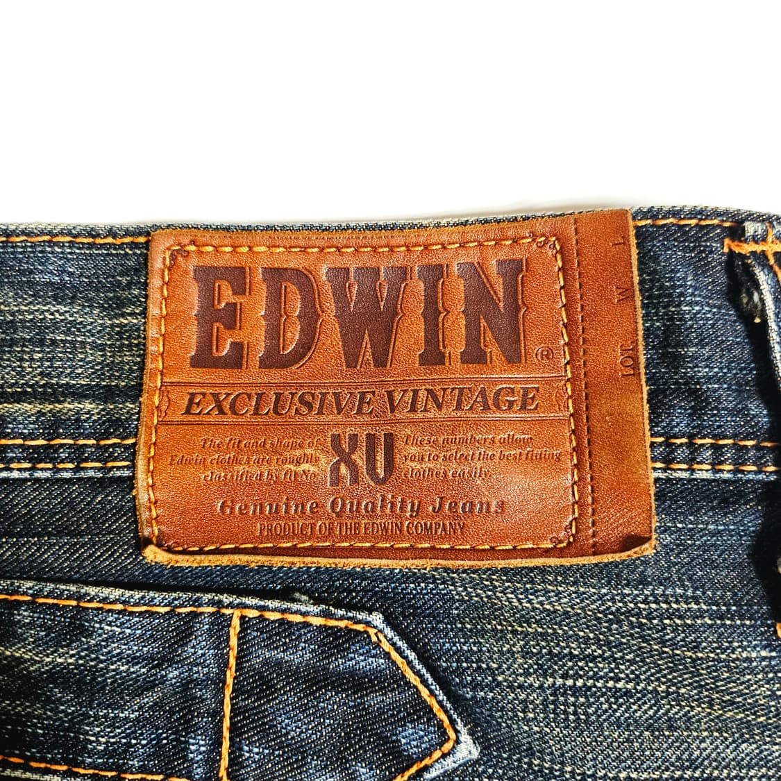 [30][에드윈JAPAN]411XVS 신치백 유즈드워시드 부츠컷 데님 상품이미지7