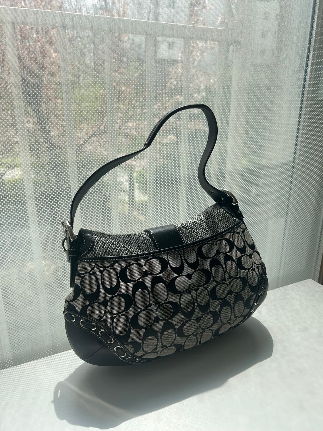 ⭐️없는매물!!!)) Coach 코치 검정 호보 숄더백 상품이미지2