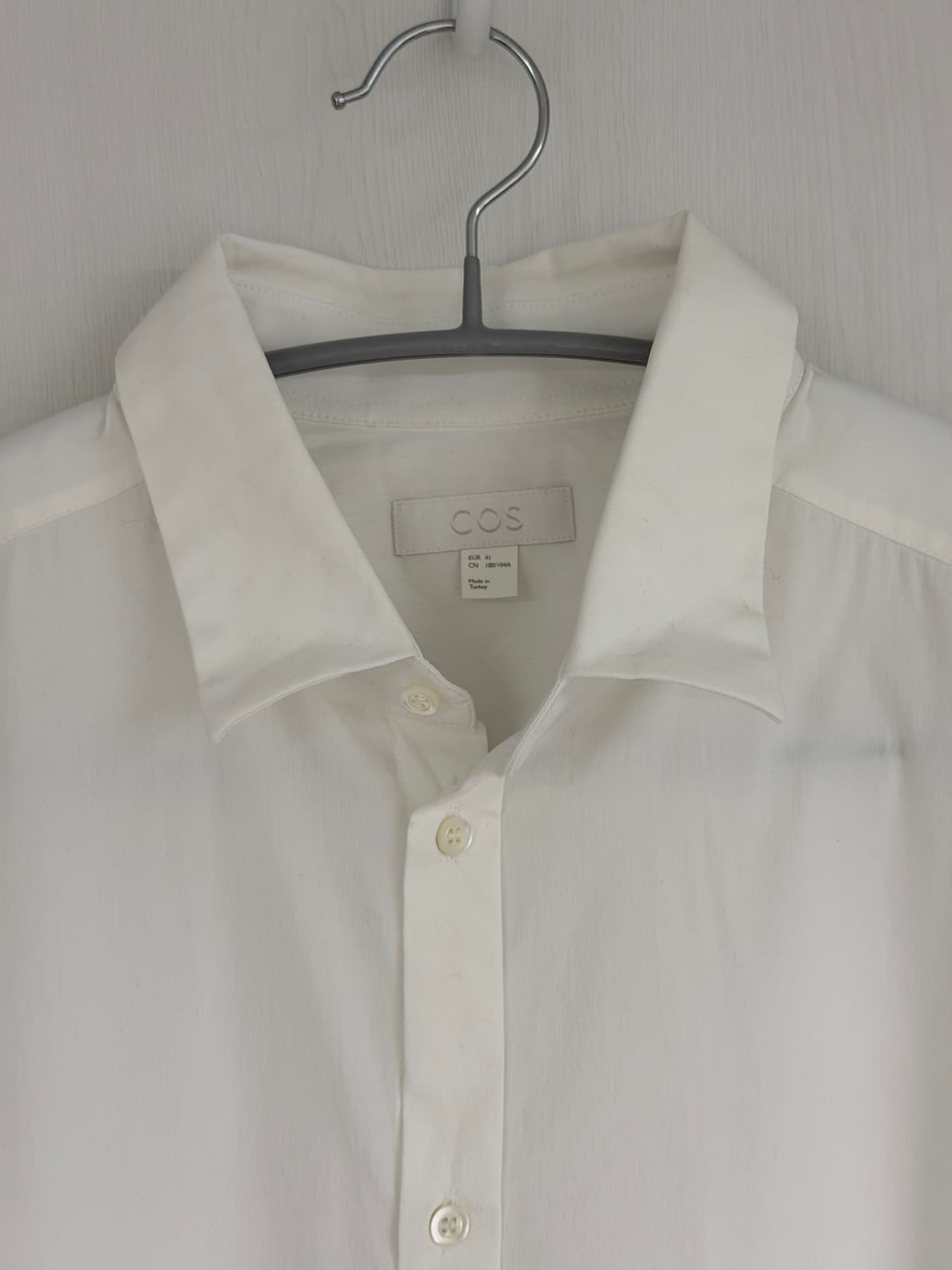 COS 코스 남성 셔츠 화이트 EUR41 사이즈 상품이미지3