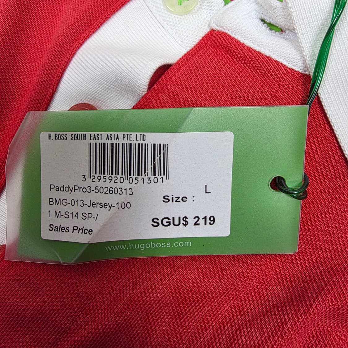 [새상품] 휴고보스 남성 CHAMPIONSHIP 폴로 티셔츠 100 상품이미지6