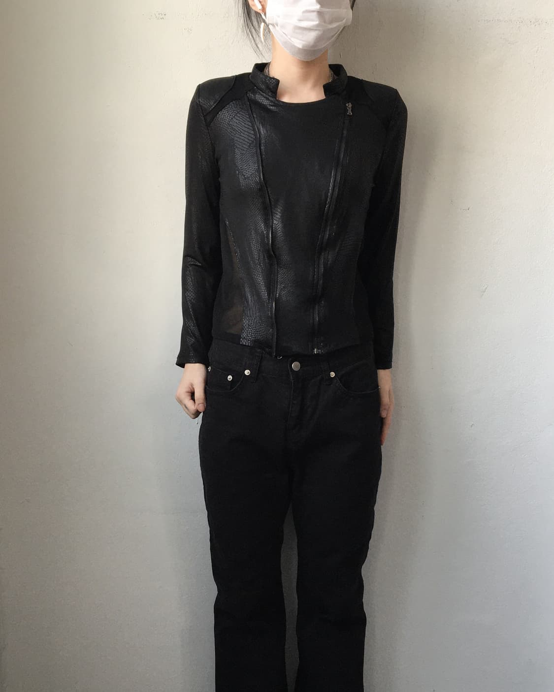 Python pattern slim fit jacket 상품이미지7