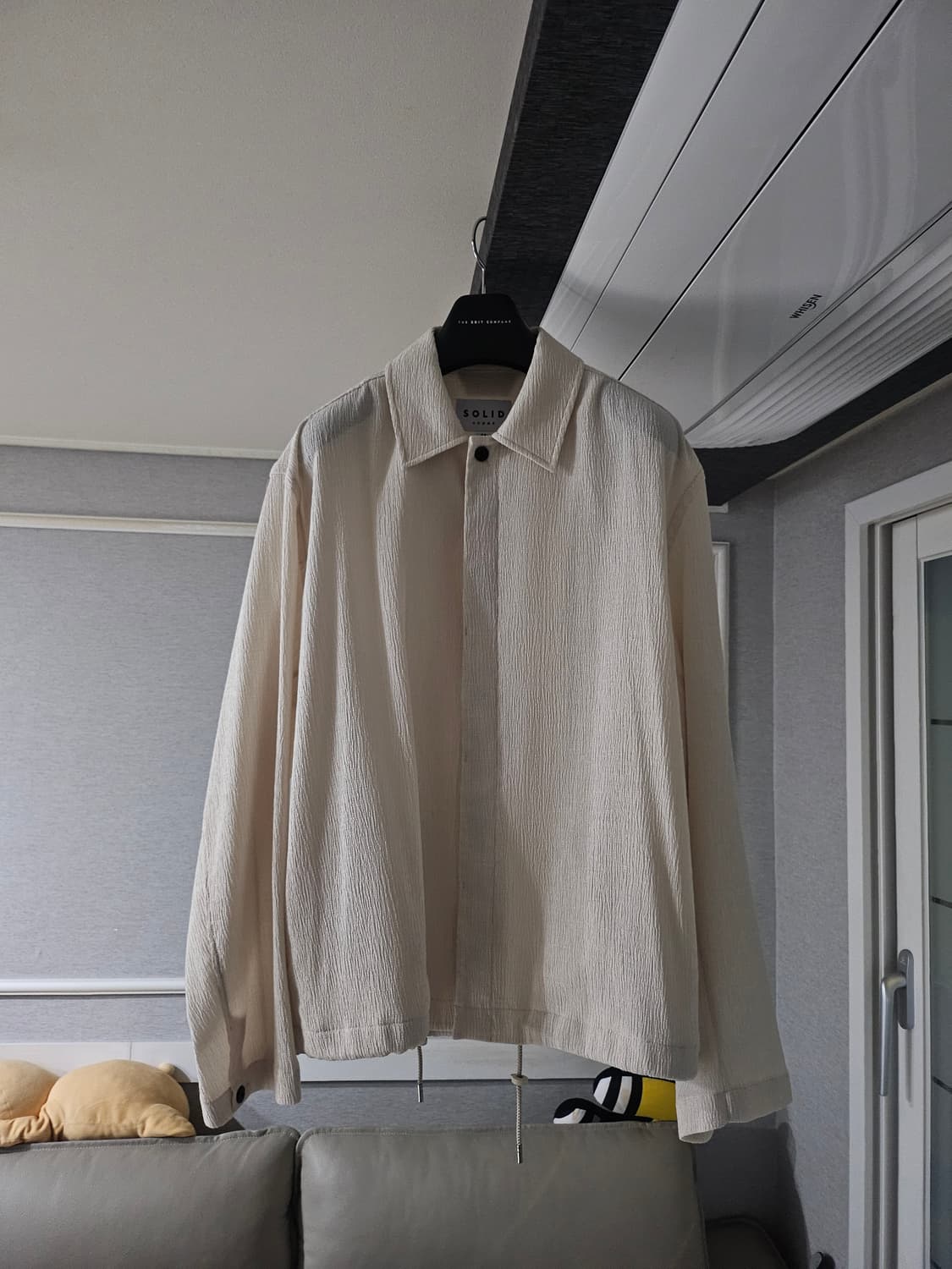 [거의 새것] 솔리드옴므 린넨 셔츠 남방 자켓 48 상품이미지1