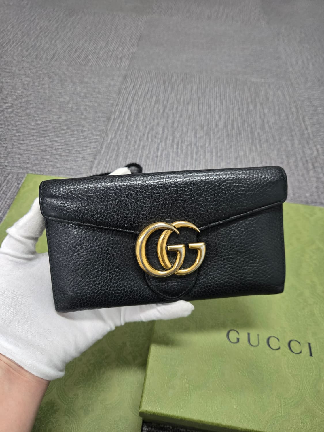 [특가][정품]구찌 마몬트 GG 장지갑 상품이미지1