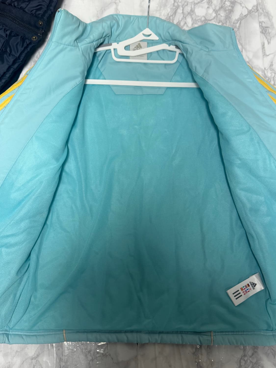 아디다스 삼선 민트 바람막이 점퍼 자켓 상품이미지5