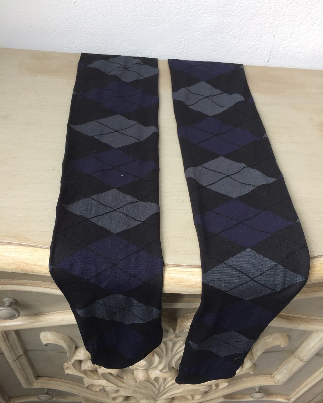argyle pattern stocking 상품이미지2