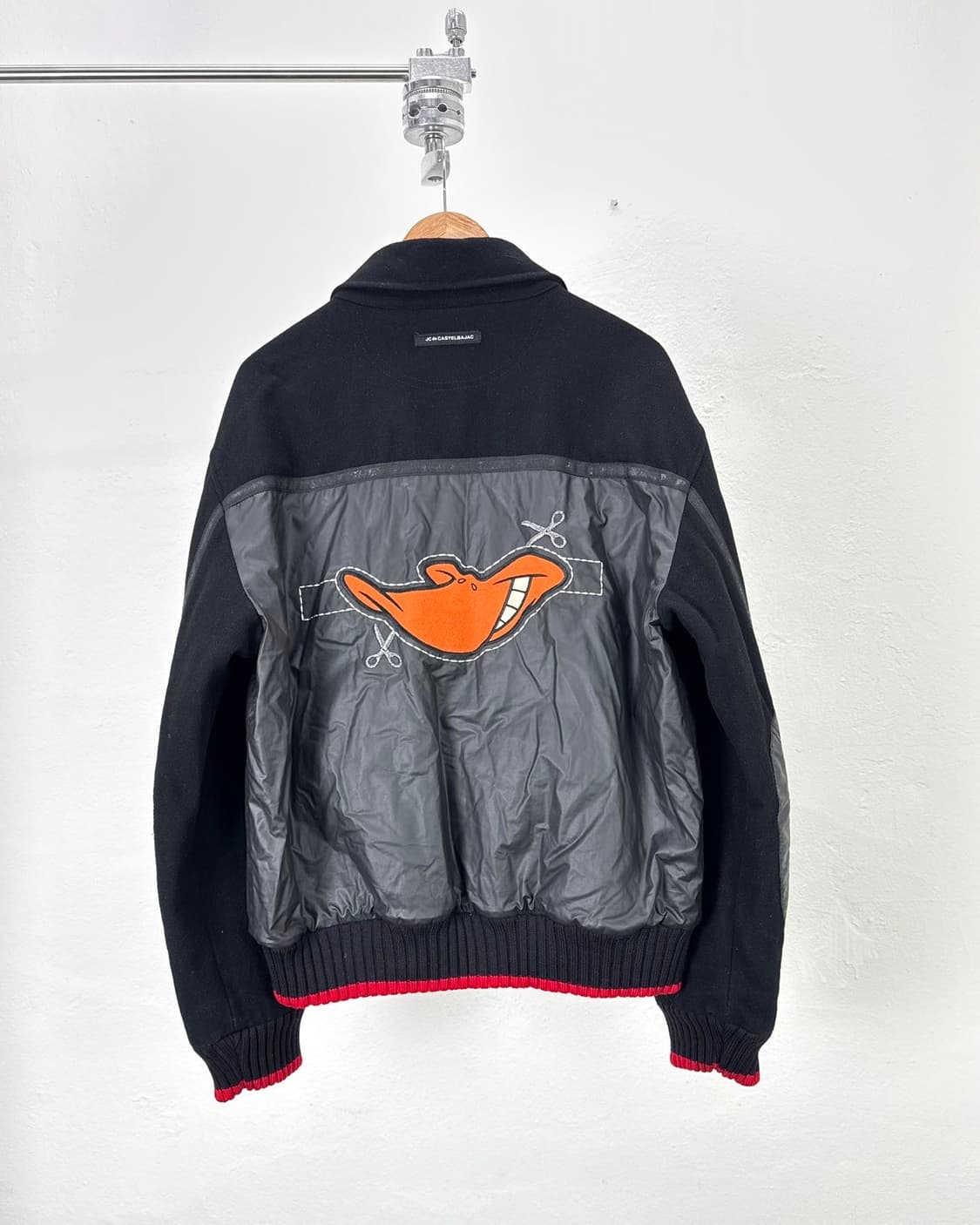 장 샤를르 드 카스텔바작 대피 덕 레더 쉘 봄버 자켓 상품이미지6