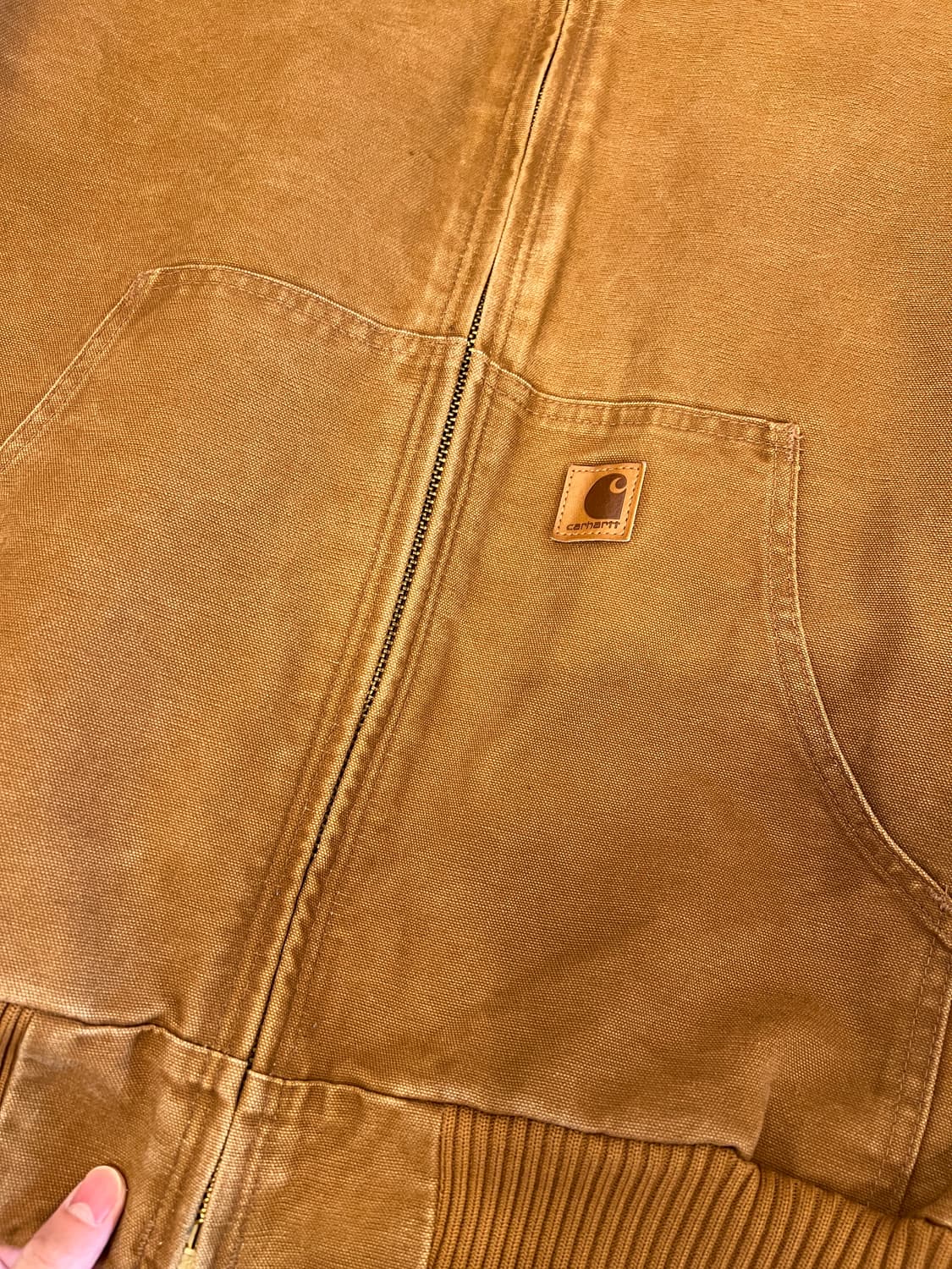 Carhartt 칼하트 덕 액티브 후드 워크 자켓 상품이미지8