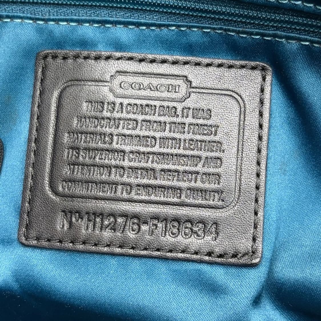 COACH 매디슨 퀼티드 쉐브론 린시 토트백 상품이미지7