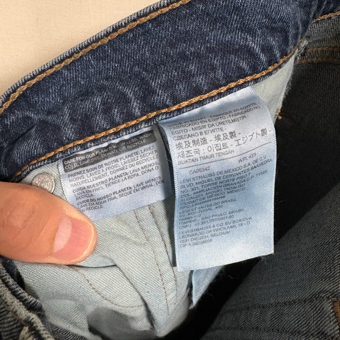 리바이스 505 레귤러 스트레이트 데님팬츠 / W32, L32 상품이미지8