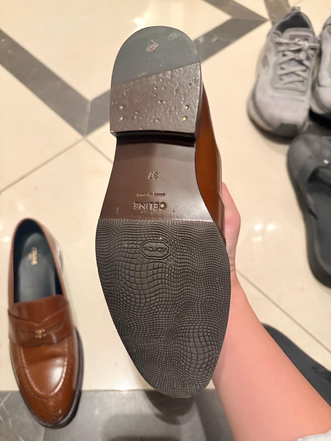 셀린느 말라케 로퍼 37사이즈 브라운  상품이미지5