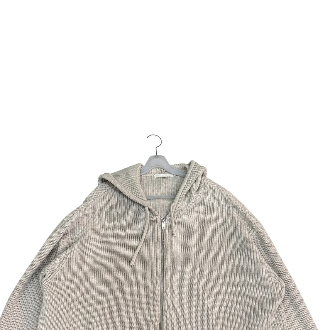 키뮤어 코튼 워셔블 집업 니트 상품이미지2