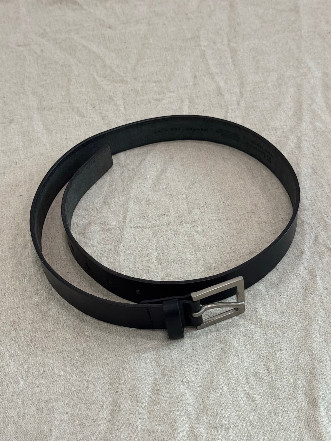 요지야마모토 레더 벨트 상품이미지2