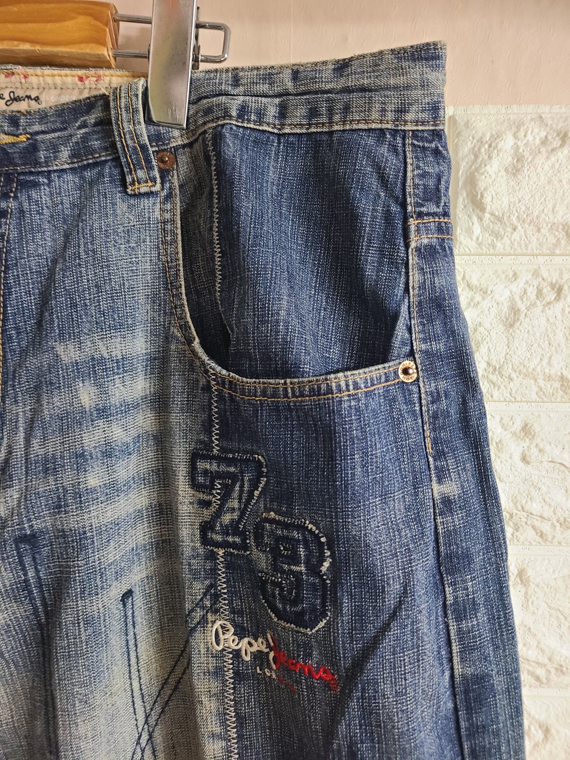 페페페진스(Pepe Jeans)패치워크 데님팬츠(36) 상품이미지3