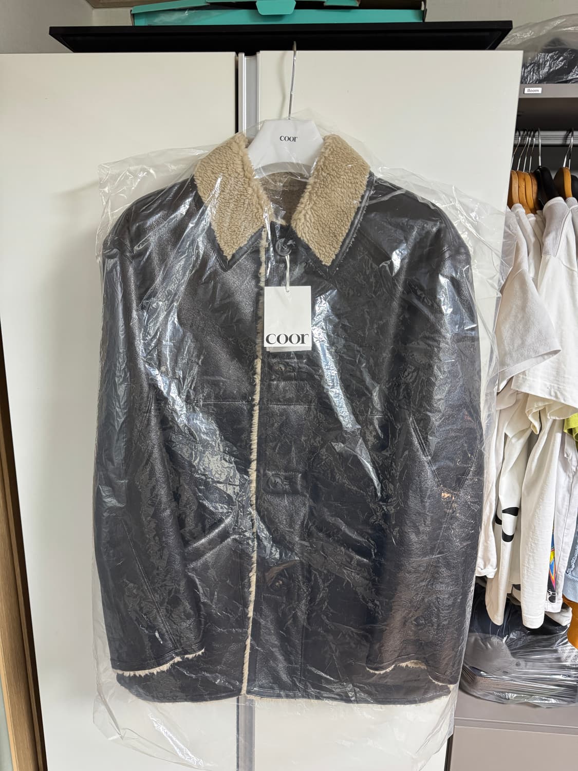 [세일]쿠어 리버시블 시어링 자켓 L 세제품 상품이미지5