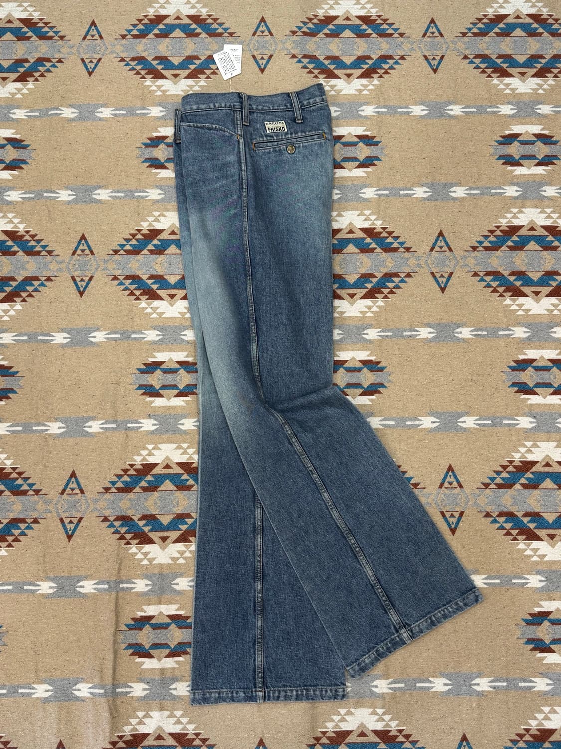 [32] 캐피탈 14 온즈 데님 5P 프리스코 센터 플리츠 프로세싱 상품이미지7