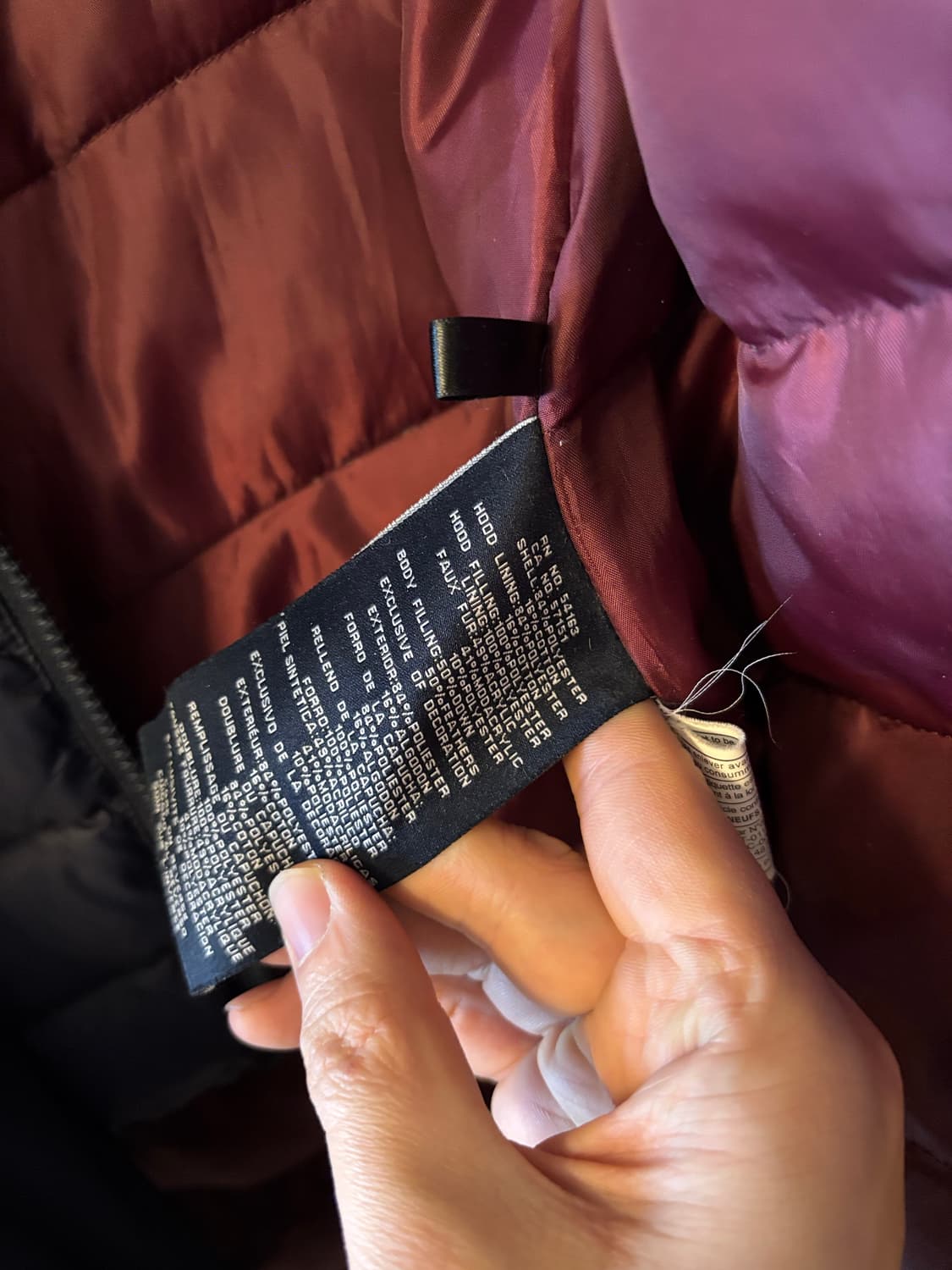 타미힐피거 네이비 여자 야상 점퍼 상품이미지6