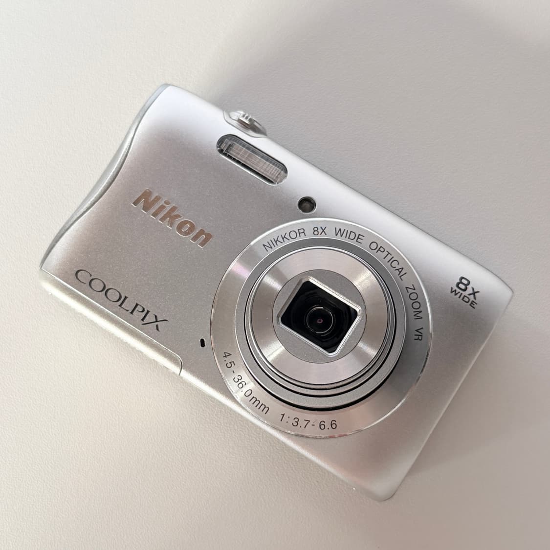 ✨에스파·라이즈픽/미품✨ 니콘 쿨픽스 s3700 실버 빈티지디카 상품이미지6